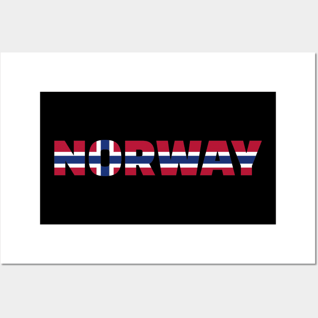 Norway flag Wall Art by Designzz